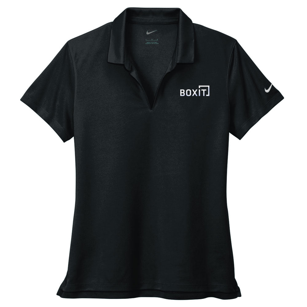 Nike Dam Micro Pique 2.0 Polo - Svart